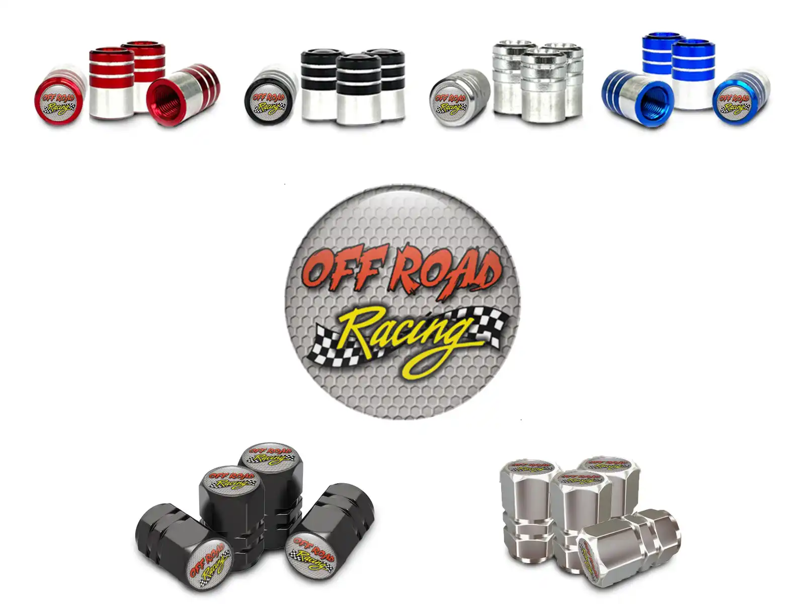 Tyres Valve Caps for Bicycle Customizable Style Look